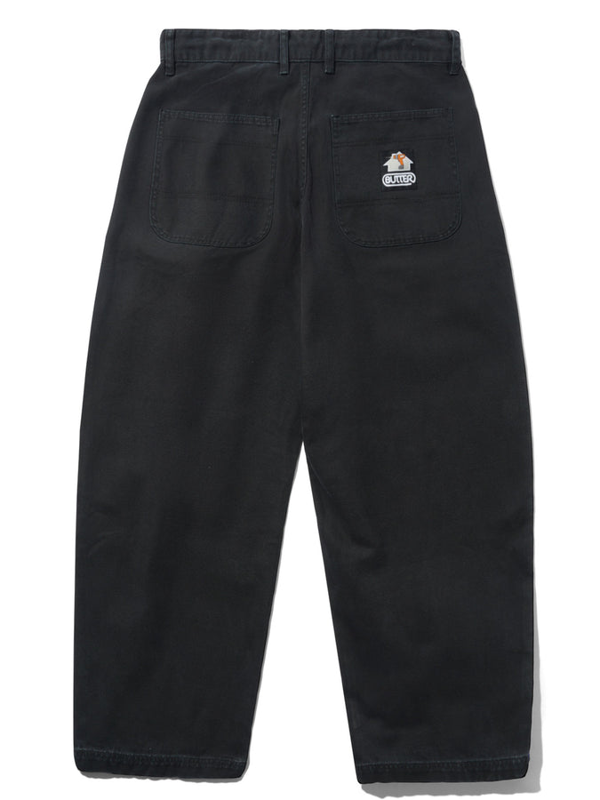 Butter Goods Work Pants Fall 2026 | WASHED BLACK