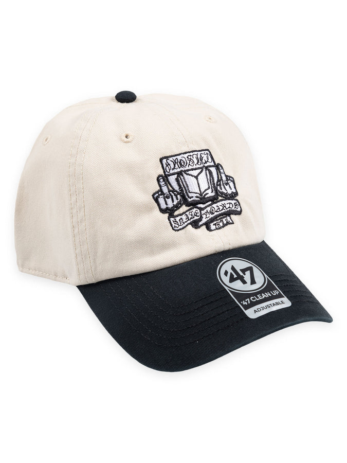 Frosted Skool 47 Strapback Hat | NATURAL/BLACK