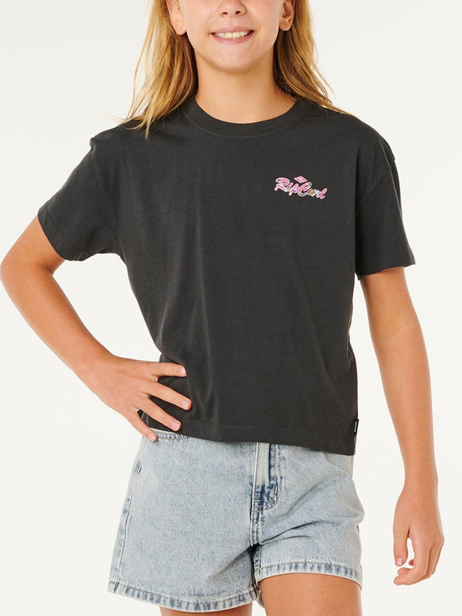 Rip Curl Layday Crop T-Shirt Spring 2026 | WASHED BLACK (8264)