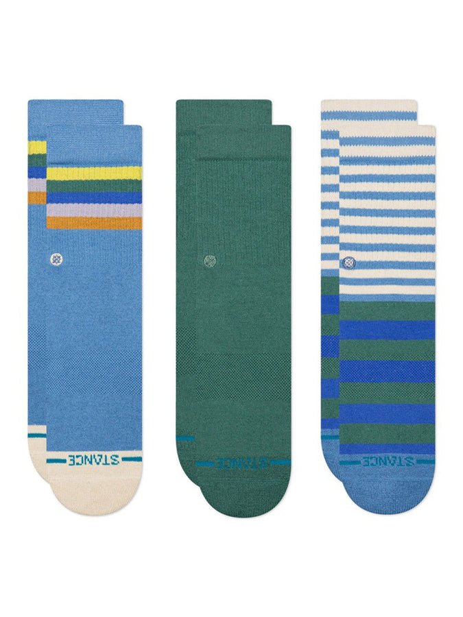 Stance Stripe 3 Pack Socks | CAPRI BLUE (CAP)