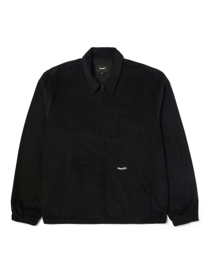 Huf 89 Corduroy Jacket Fall 2026 | BLACK/WHITE