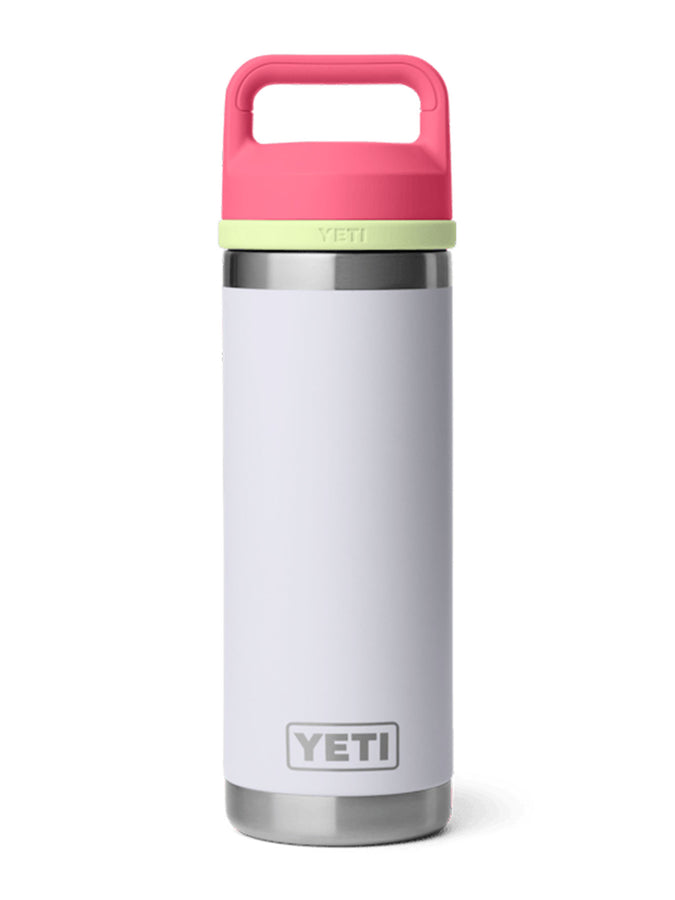 Yeti Rambler Chug Cap Mist/Pink/Grasshopper 18oz Bottle | MIST/PINK/GRASSHOPPER