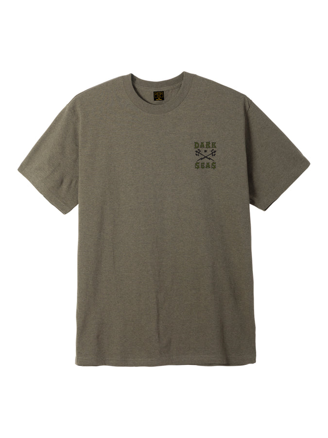 Dark Seas Foremast T-Shirt Summer 2026 | HEATHER MILITARY GREEN