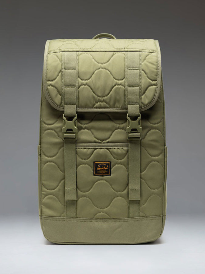 Herschel Retreat Quilted Capsule Backpack | LODEN GREEN TONAL (08214)