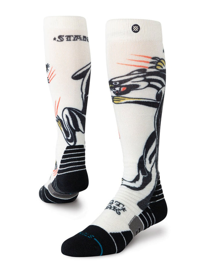 Stance Battle Mid Poly Snow Socks | CREAM (CRM)