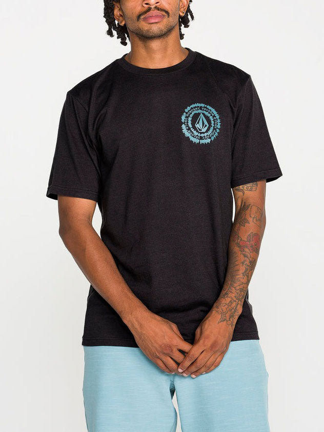 Volcom Still Spiraling T-Shirt Fall 2026 | WASHED BLACK HEATHER (WBH)