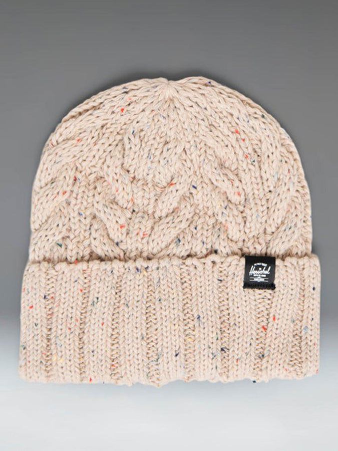 Herschel Ellis Cable Beanie | VINTAGE WHITE MARLED (07527)