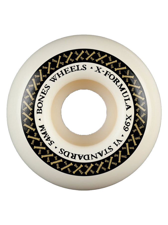 Bones X-Formula V1 Standard 99a Skateboard Wheels | NATURAL