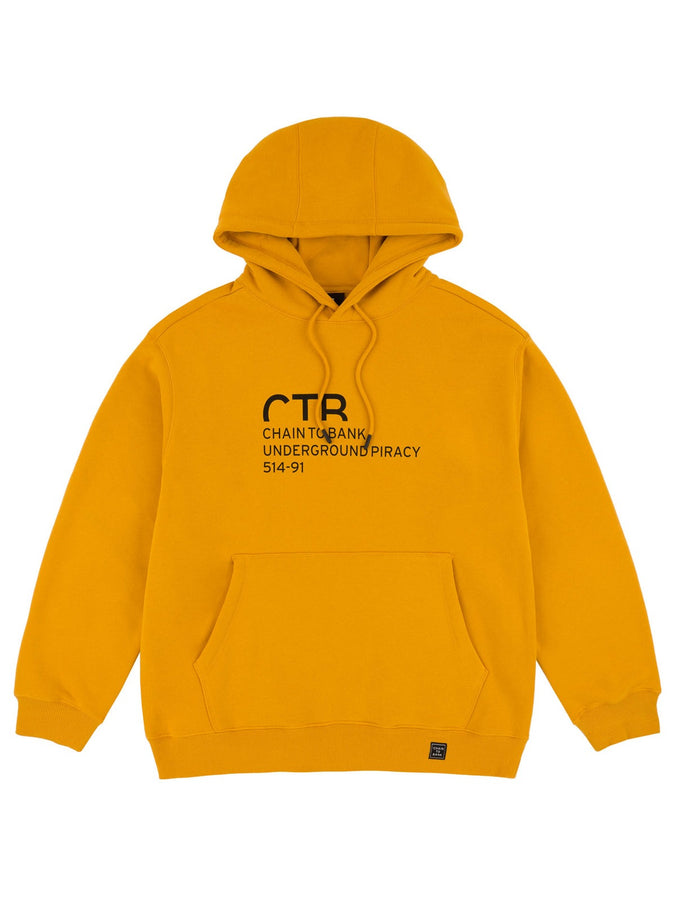Chain To Bank Underground Piracy Hoodie Fall 2026 | GOLD