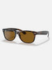 Ray-Ban New Wayfarer Light Havana/Brown B-15 Sunglasses