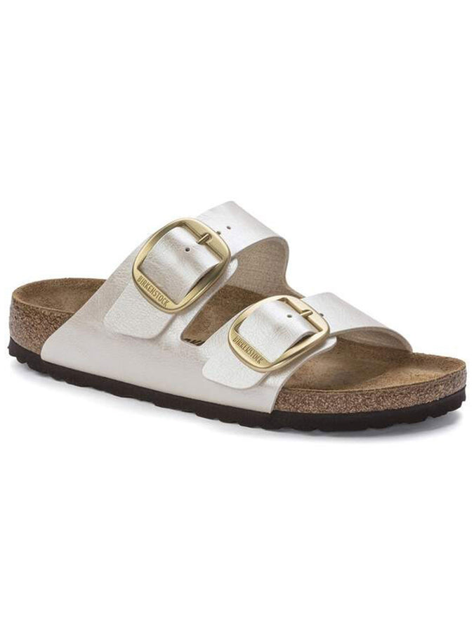 Birkenstock Arizona Big Buckle Graceful Birko-Flor Pearl White Sandals Fall 2026 | PEARL WHITE