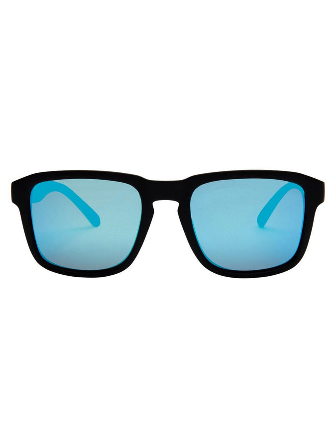 I-Sea Logan Sunglasses | BLACK/T-BLUE MIRROR
