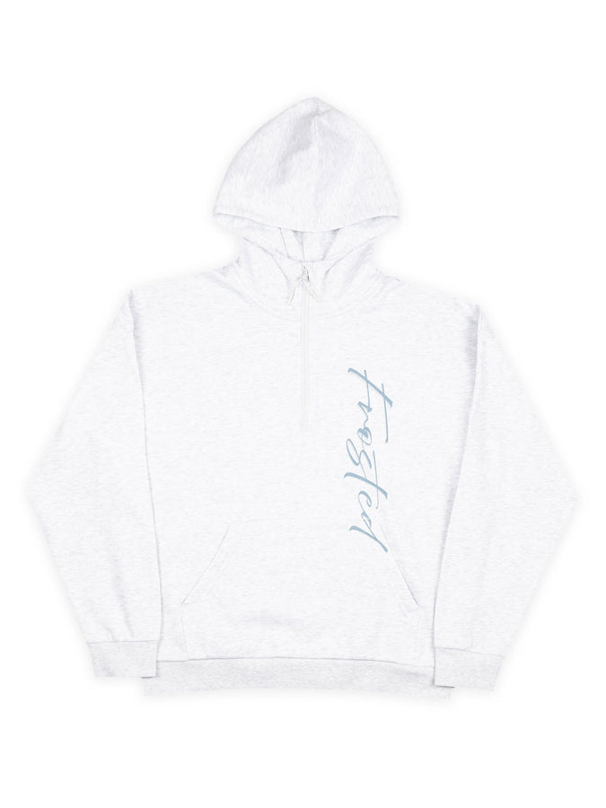 Frosted 1/4 Zip Hoodie Fall 2026 | ASH GREY