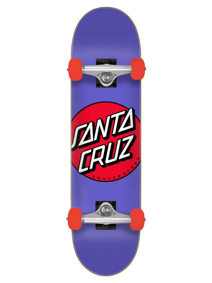 Santa Cruz Spotlight Dot Mini 7.75'' Complete Skateboard | PURPLE
