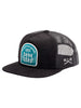 Dark Seas Metal Trucker Hat