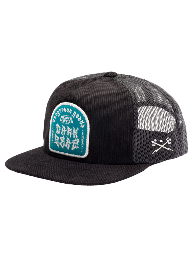 Dark Seas Metal Trucker Hat | BLACK