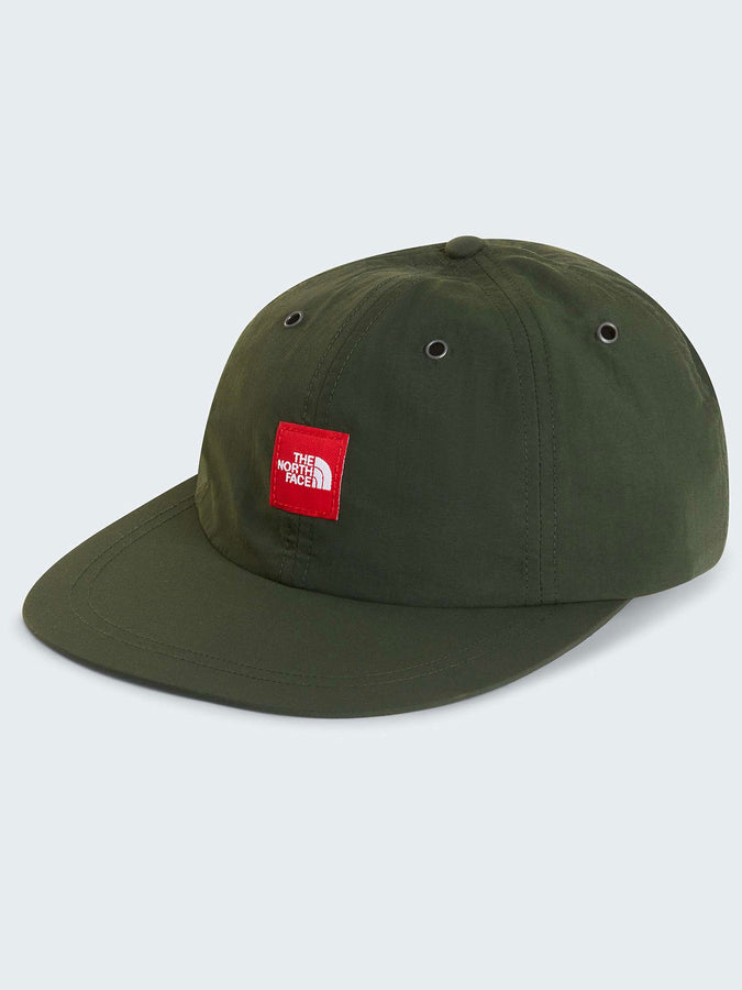 The North Face Red Box Nylon Strapback Hat | BOTTLE GREEN (NLW)