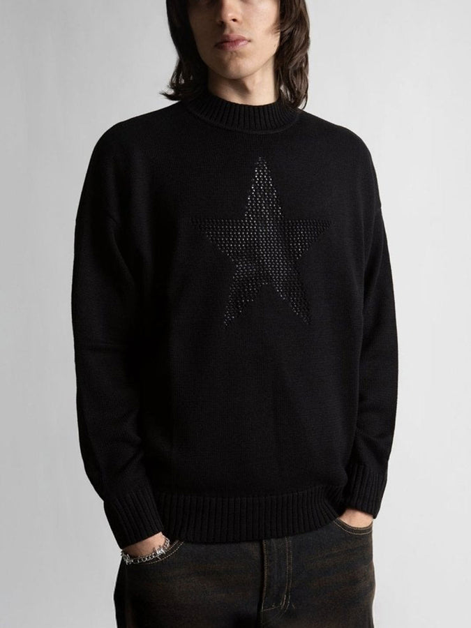 Wasted Paris Lodestar Sweater Spring 2026 | BLACK