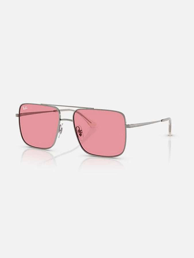 Ray-Ban Ari Gunmetal/Pink Sunglasses | GUNMETAL/PINK