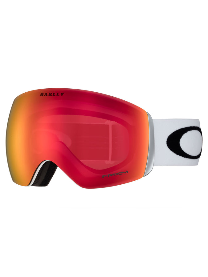 Oakley Flight Deck L Matte White/Prizm Snow Torch Goggle |MATTE WHITE/PRIZM SNOW TORCH