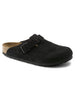 Birkenstock Boston Soft Footbed Suede R Black Shoes Fall 2026
