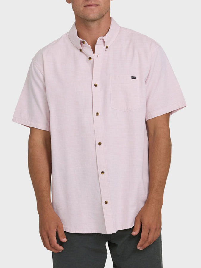 Billabong All Day Short Sleeve Buttondown Shirt Summer 2026 | ASH ROSE (ASR)