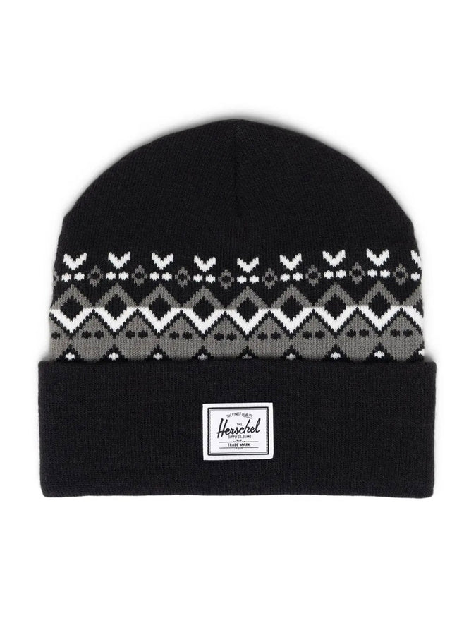 Herschel Fair Isle Beanie | BLACK FAIR ISLE (06444)