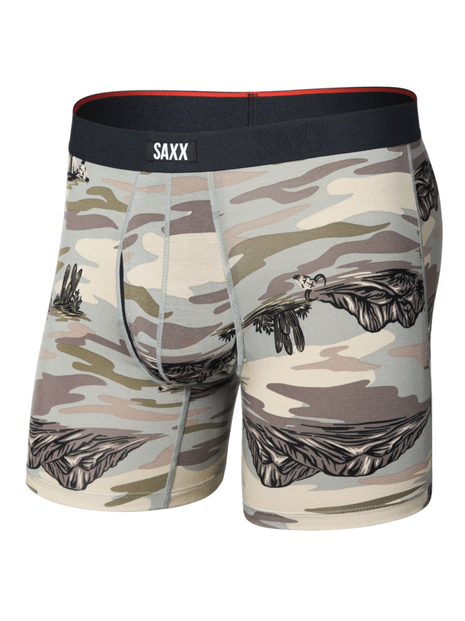 Saxx Vibe Xtra Soft Comfort Scenic Desert Neutral Grey Boxer Brief | SCENIC DRT NEUTRAL GRIS (SDN)