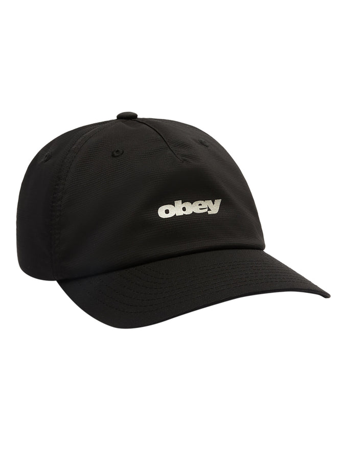 Obey Stride 5 Panel Strapback Hat | BLACK (BLK)