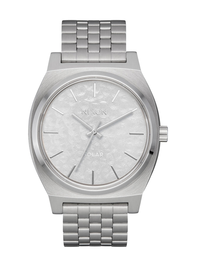 Nixon Time Teller Solar Silver/Snow Watch | SILVER/SNOW (5354)