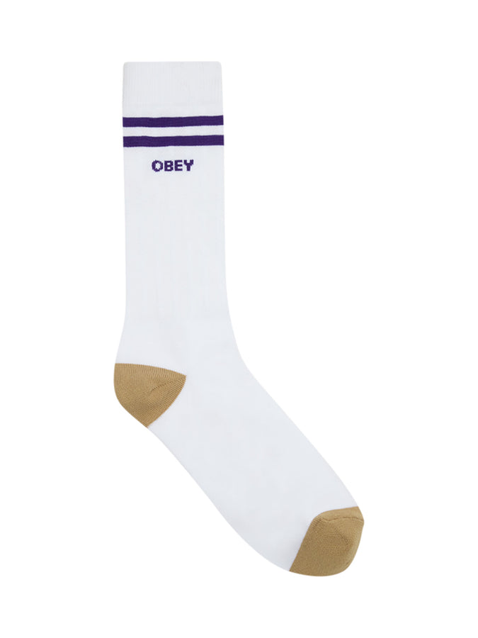 Obey Soccer Socks | WHITE/SURF BLUE (SFB)