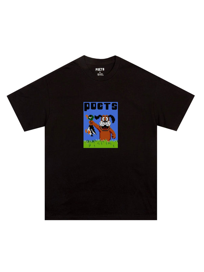 Poets Hunt Screened T-Shirt Fall 2026 | BLACK
