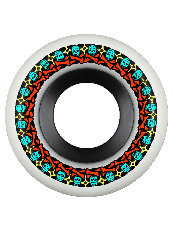 Bones ATF Rough Riders White 59mm Skateboard Wheels | WHITE