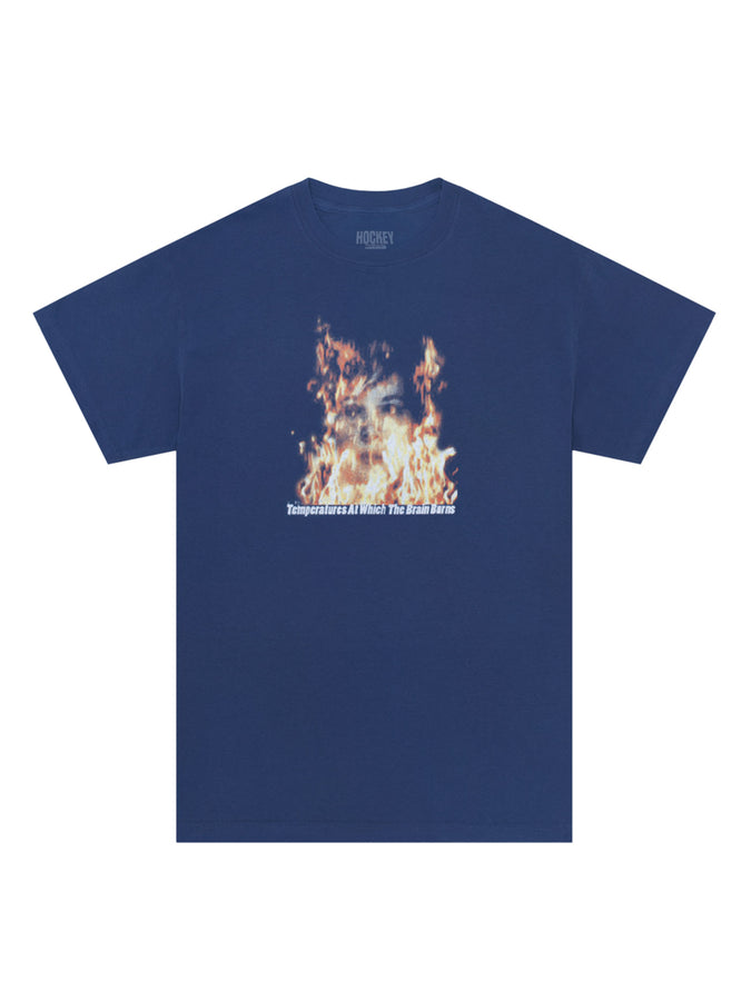 Hockey Temperatures T-Shirt Fall 2026 | PIGMENT DYED MIDNIGHT