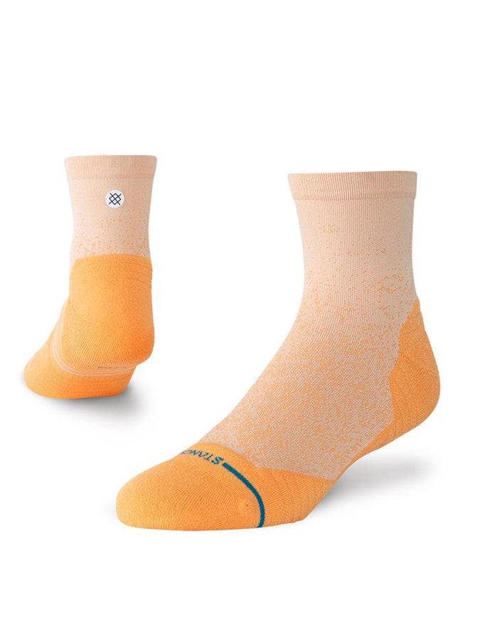 Stance Run Powder Split Light Quarter Mango Socks | MANGO (MAN)