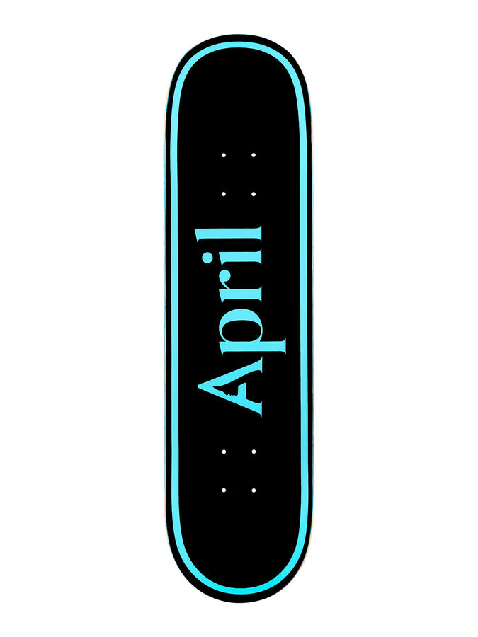 April Og Logo Blue/Black 8.5’’ Skateboard Deck | BLUE/BLACK