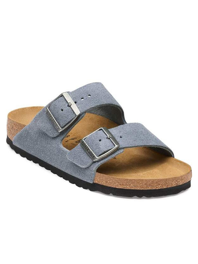Birkenstock Arizona Suede R Stone Blue Sandals Fall 2026 | STONE BLUE