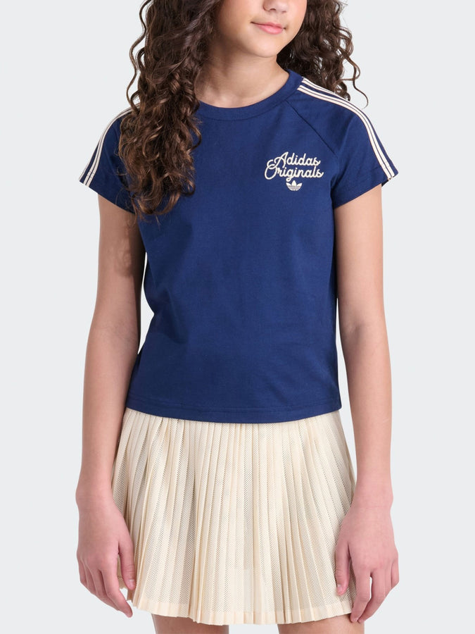 Adidas Sport 3 Stripes Indigo T-Shirt Fall 2026 | INDIGO