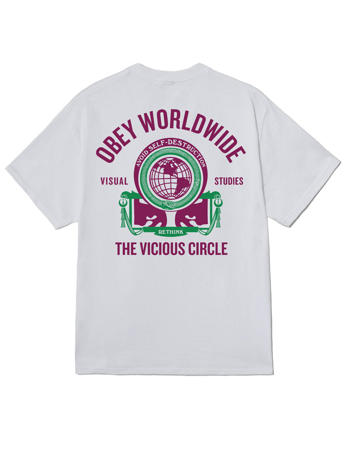 Obey Vicious Circle T-Shirt Fall 2026 | WHITE (WHT)
