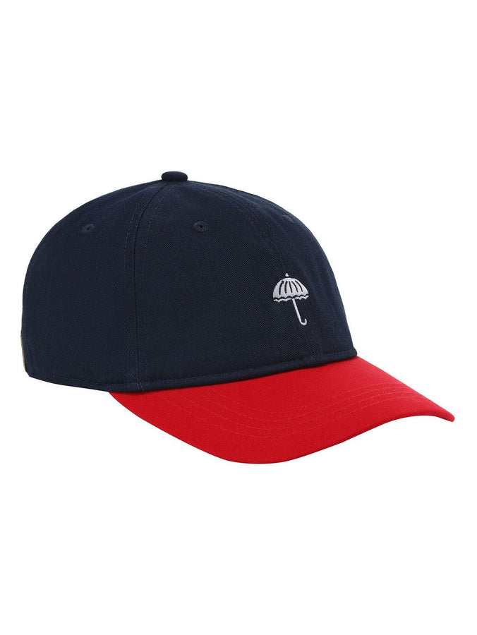 Hélas Classic Two-Tone Strapback Hat | NAVY/RED