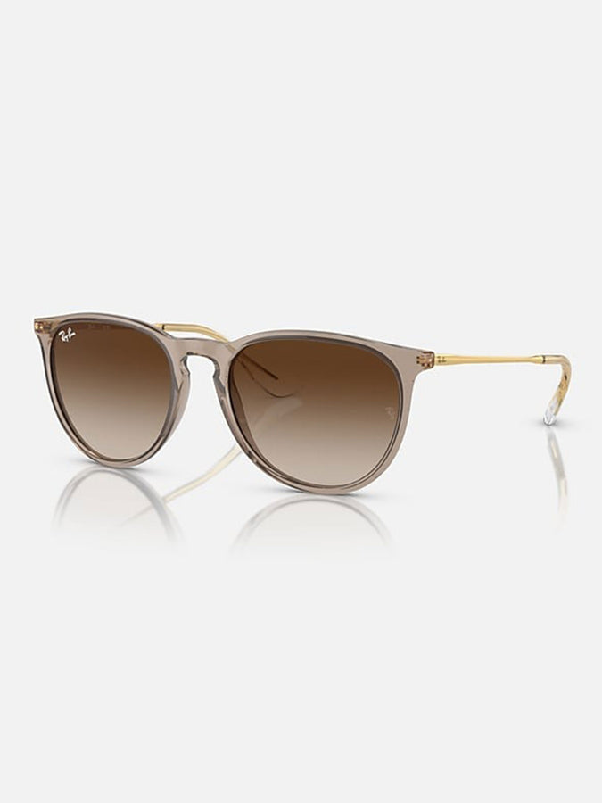 Ray-Ban Erika Transparent Light Brown/Brown Sunglasses | TRANSPARENT LIGHT BROWN/BROWN