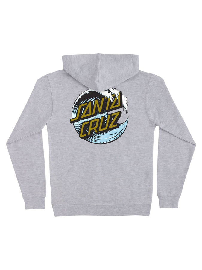 Santa Cruz Wave Dot Hoodie Summer 2026 | GREY HEATHER/GOLD