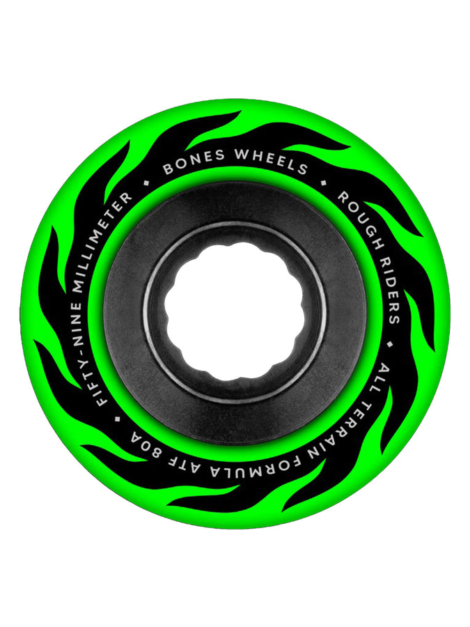Atf Rough Riders Eternal Flame Green Skateboard Wheels | GREEN