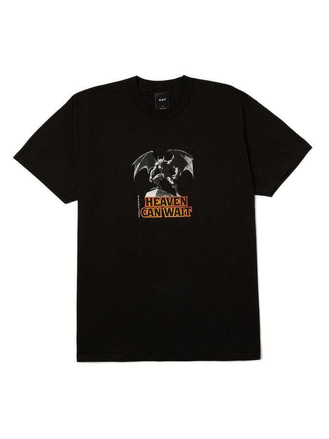 Huf Heaven Can Wait T-Shirt Spring 2026 | BLACK