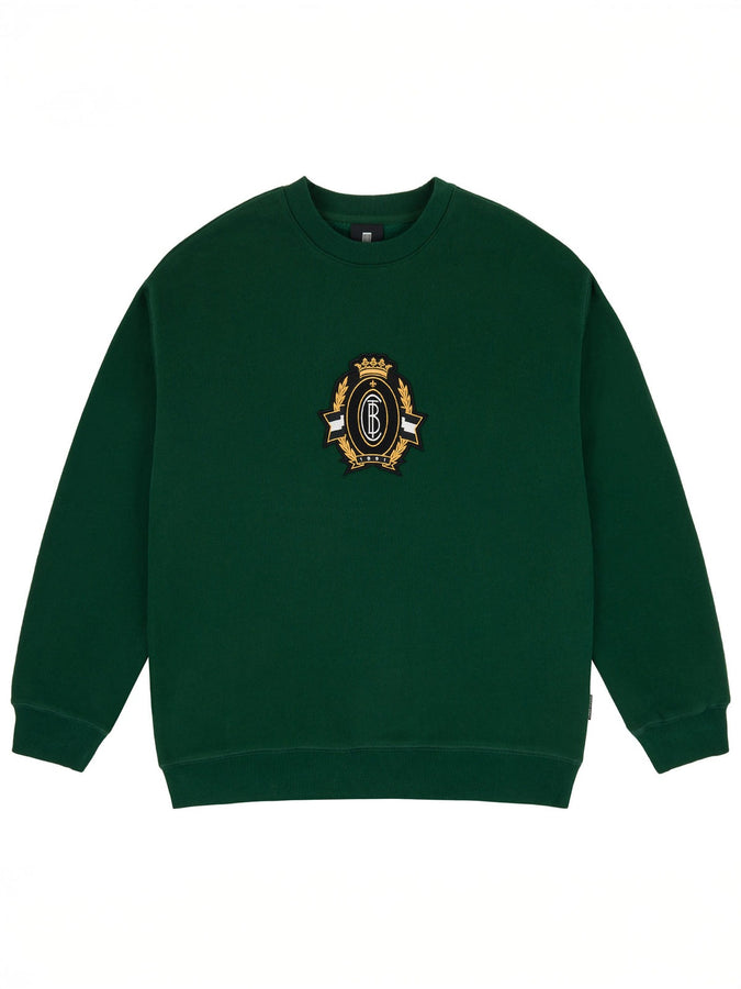 Chain To Bank Corona Laurea Crewneck Sweatshirt Fall 2026 | GREEN