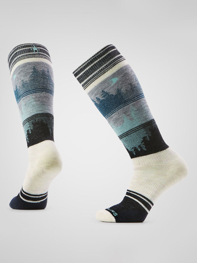 Smartwool Snow Full Cushion Twilight Vista Otc Socks | MOONBEAM (A81)