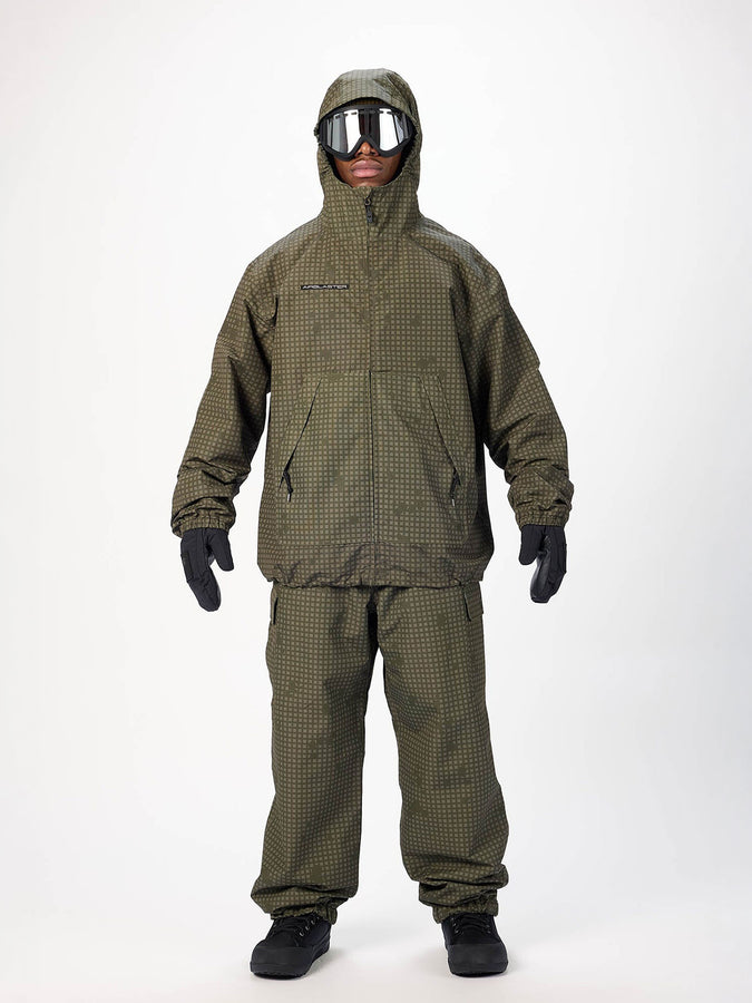 Airblaster Access 2027 Insulated Snowboard Jacket | OLIVE GRID
