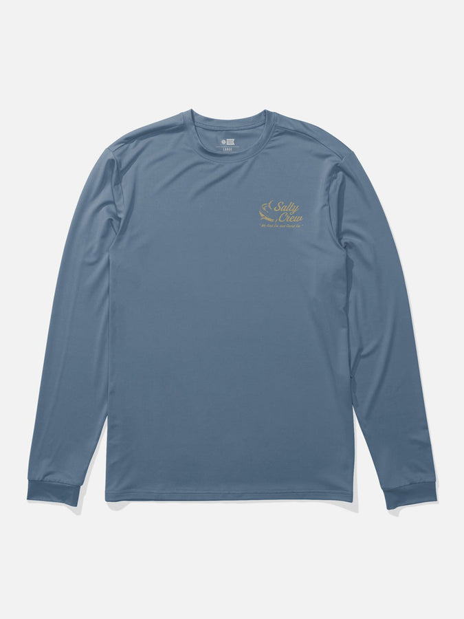 Salty Crew Long Sleeve Kelp Rashguard Summer 2026 | CAPTAINS BLUE