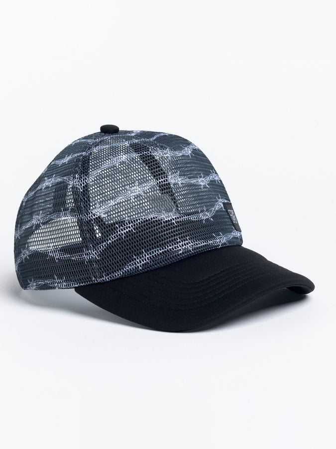 Autumn Barbed Trucker Hat | BLACK
