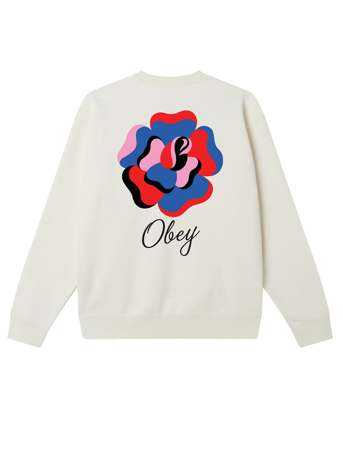 Obey Paper Pink Crewneck Sweatshirt Spring 2026 | OFF WHITE (OFF)